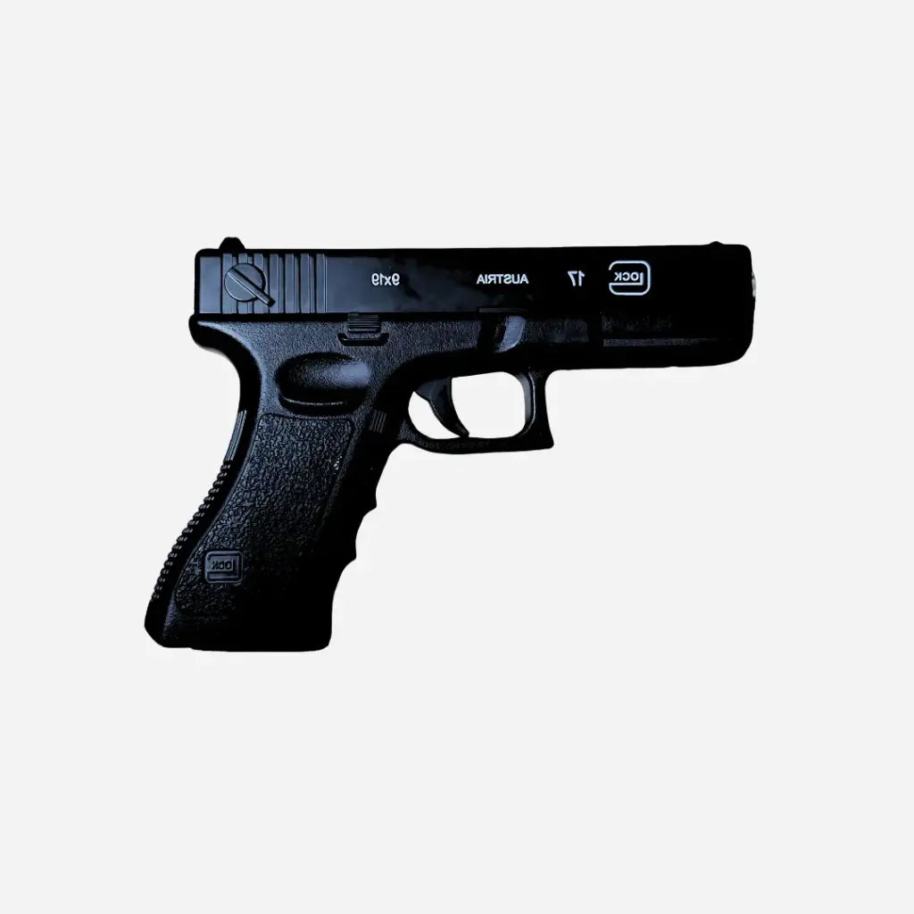 Glock 17 con grabado letras blancas